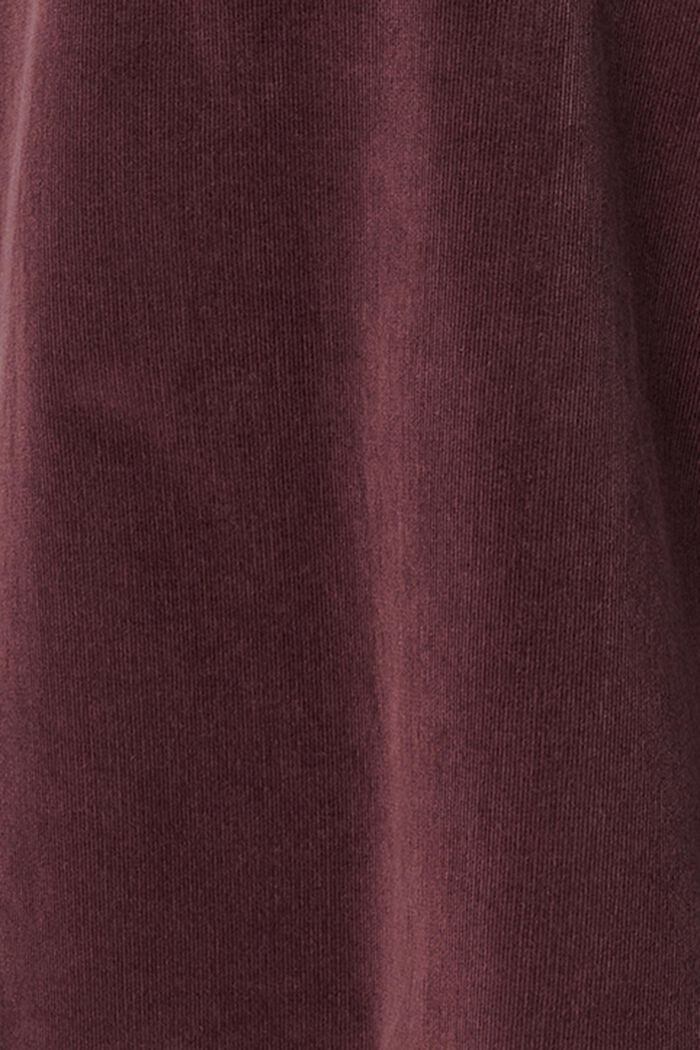 Robe d´allaitement en velours côtelé de coton, COFFEE, detail image number 2