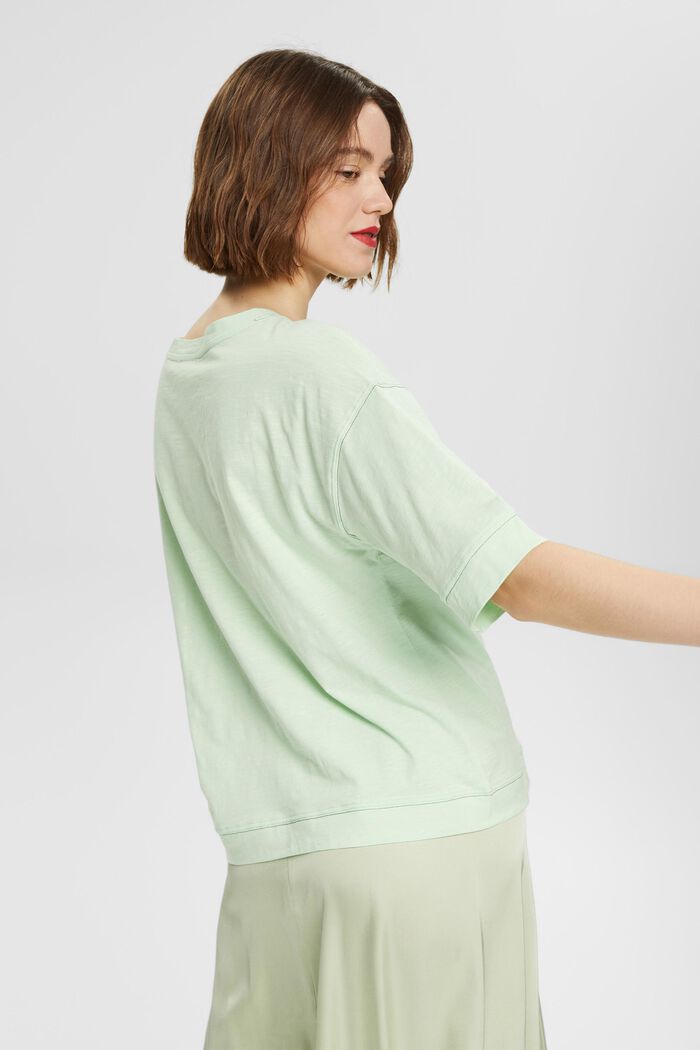 T-shirt oversize à manches 3/4, PASTEL GREEN, detail image number 3