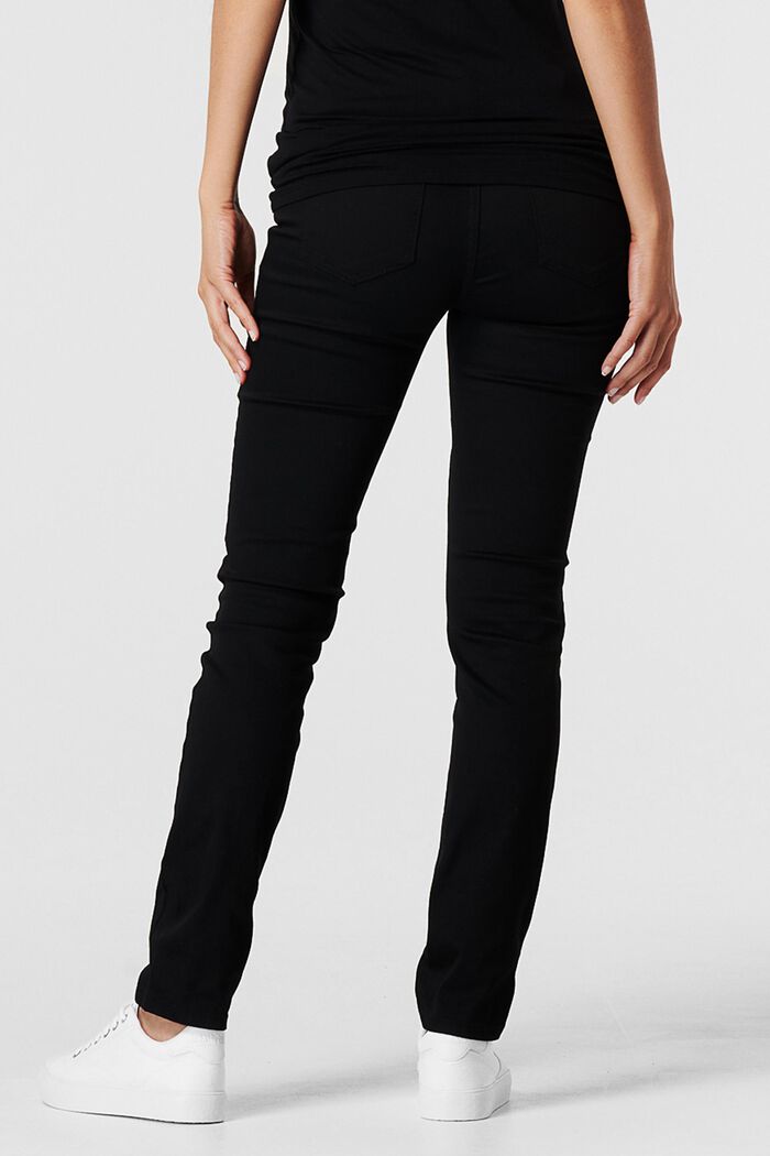 Pantalon stretch à ceinture de maintien, BLACK, detail image number 2