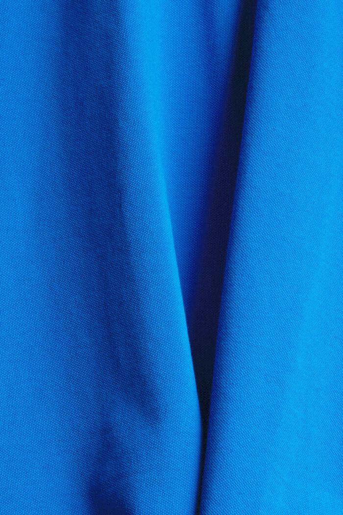 Polo en coton, BRIGHT BLUE, detail image number 4