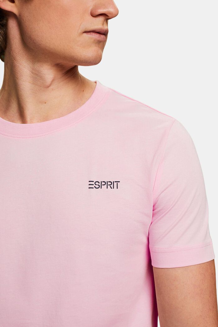T-shirt en jersey de coton animé d’un logo, PASTEL PINK, detail image number 2
