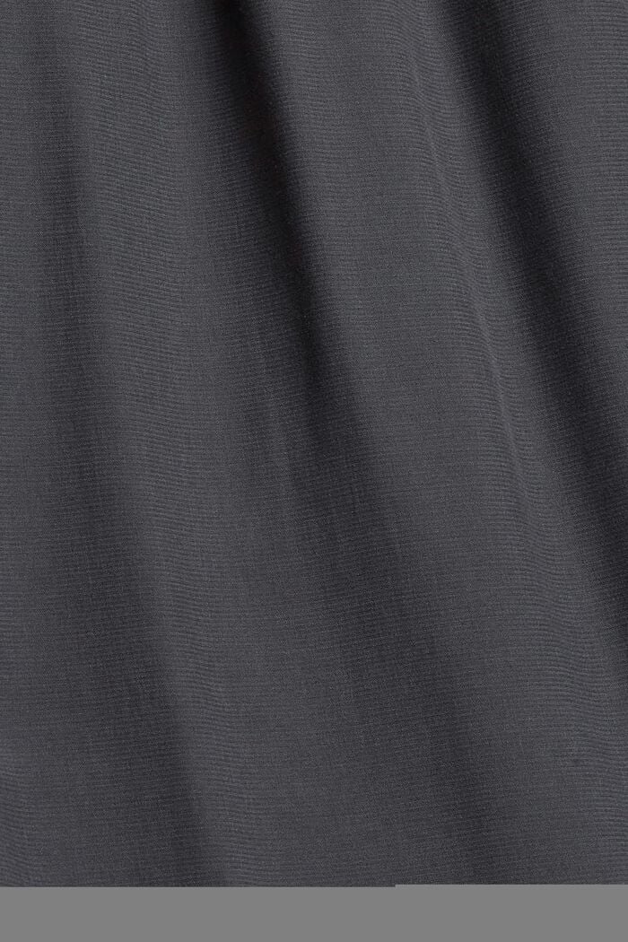 Chemisier à ruches, LENZING™ ECOVERO™, ANTHRACITE, detail image number 4