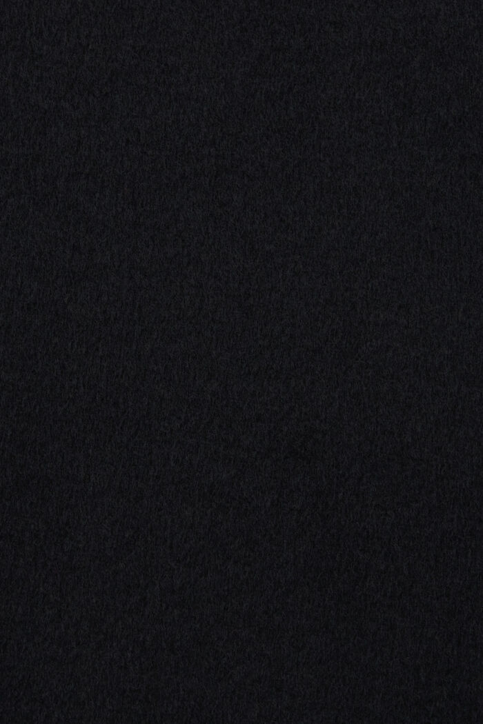 Manteau croisé en laine mélangée, BLACK, detail image number 5