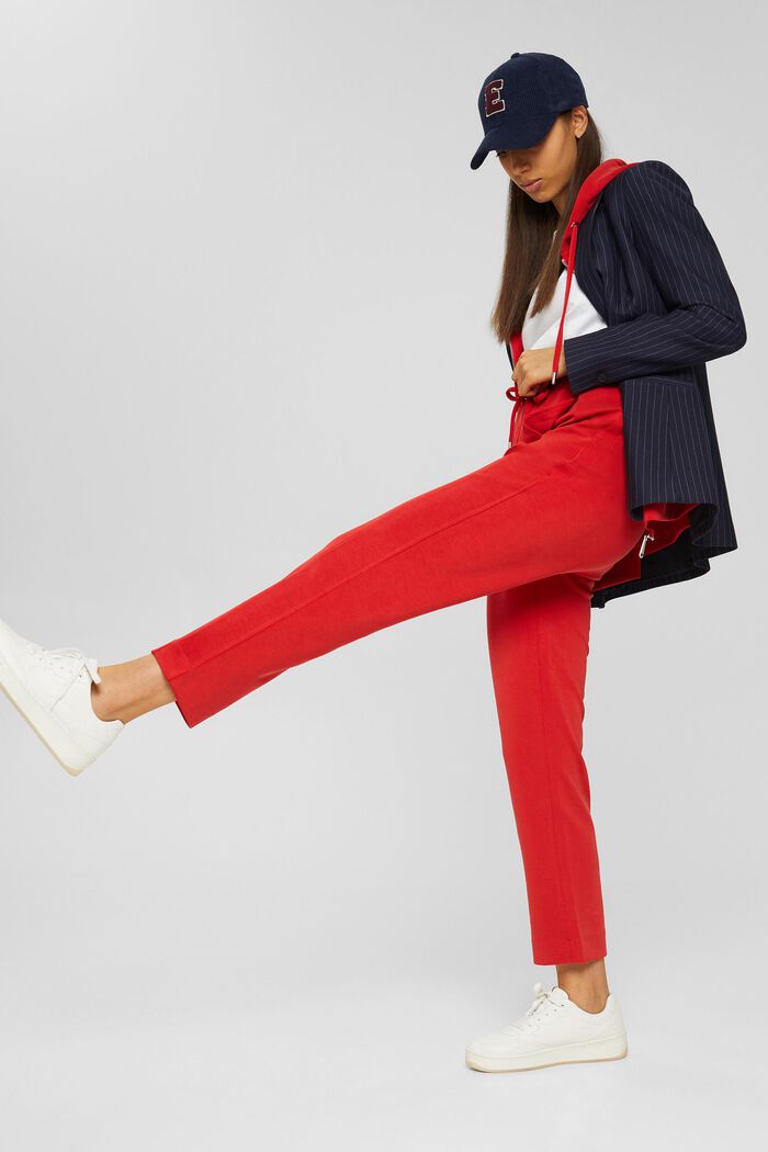 Pantalon, ORANGE RED, detail image number 1