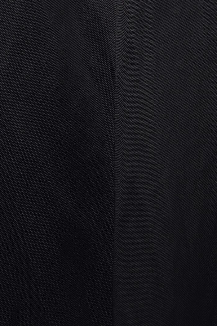 T-shirt en mélange de matière, LENZING™ ECOVERO™, BLACK, detail image number 6
