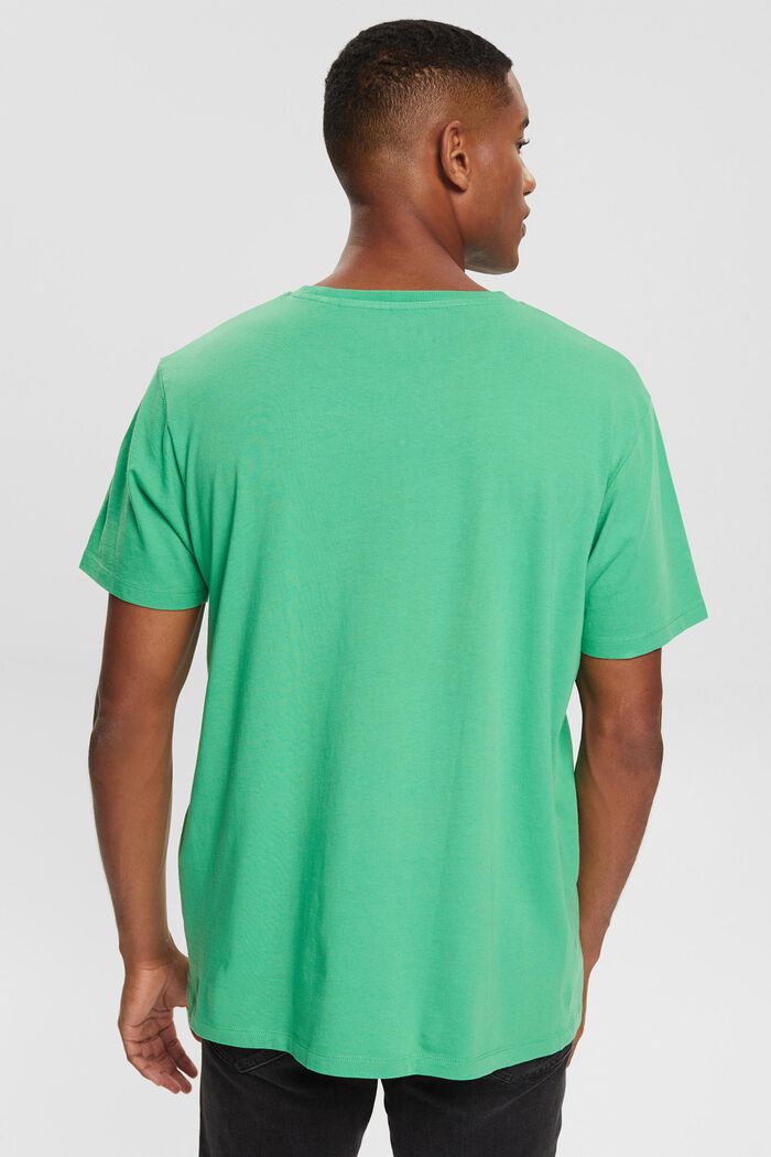 T-shirt à imprimé, en jersey, GREEN, detail image number 4