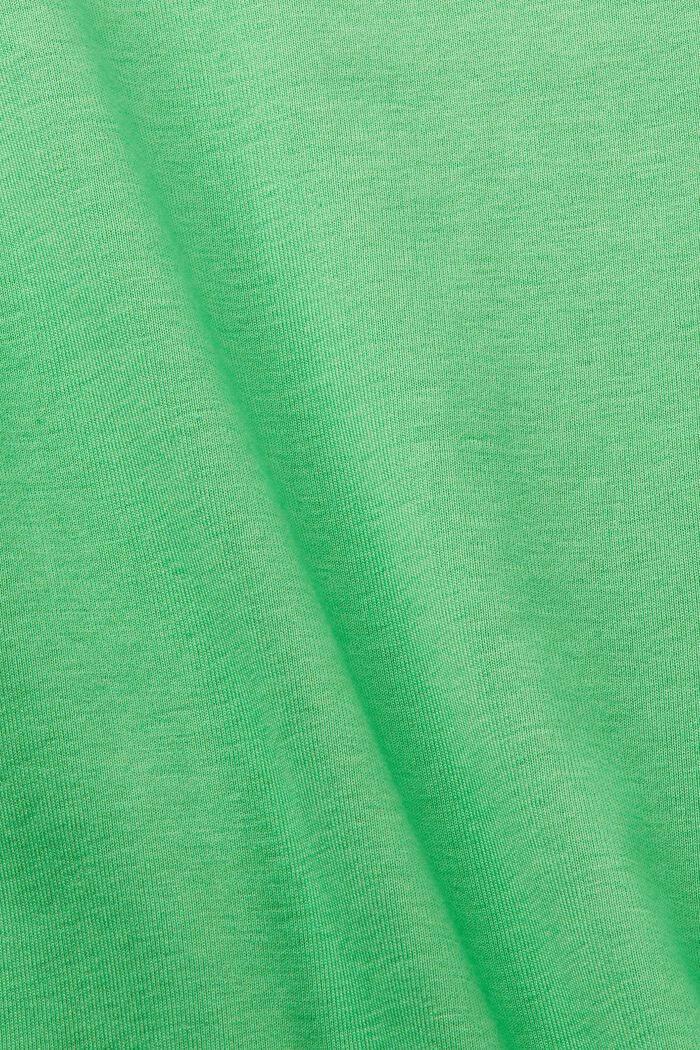 T-shirt en jersey orné d’un logo appliqué en strass, GREEN, detail image number 5