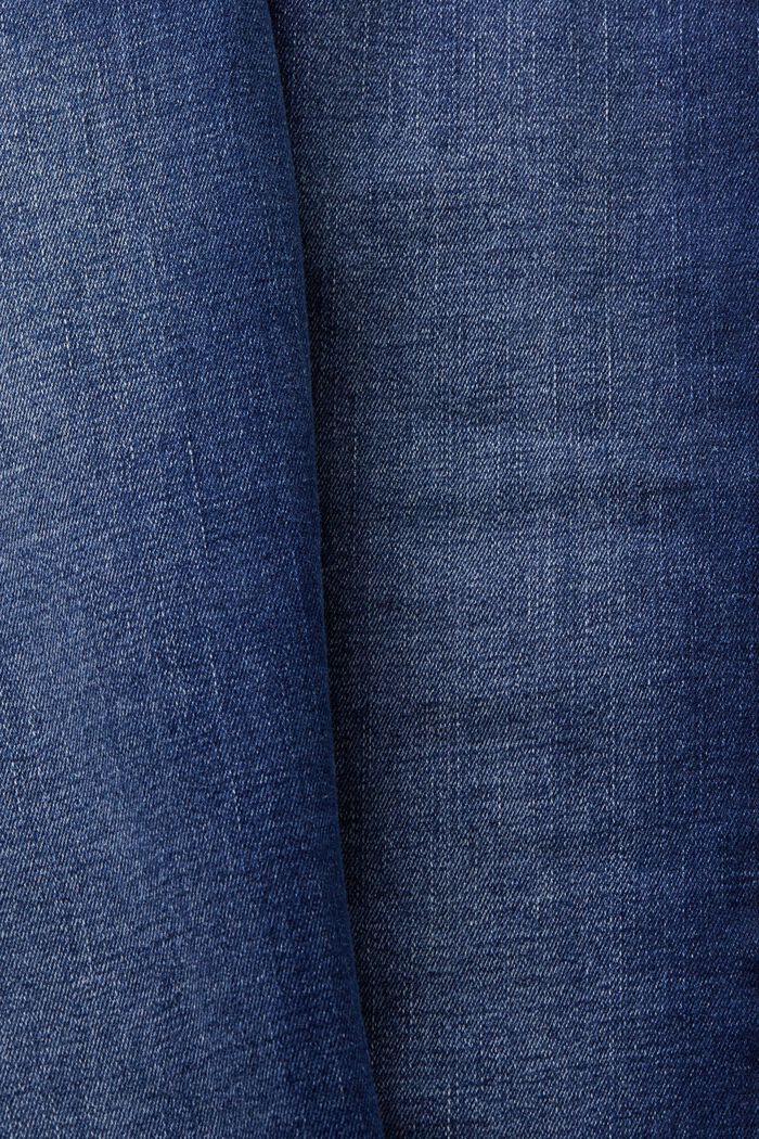 Jean stretch en coton biologique, BLUE DARK WASHED, detail image number 5