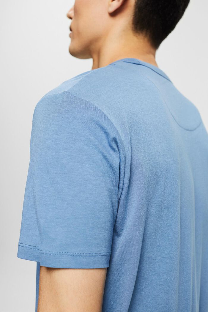 À teneur en TENCEL™ : t-shirt basique , GREY BLUE, detail image number 1