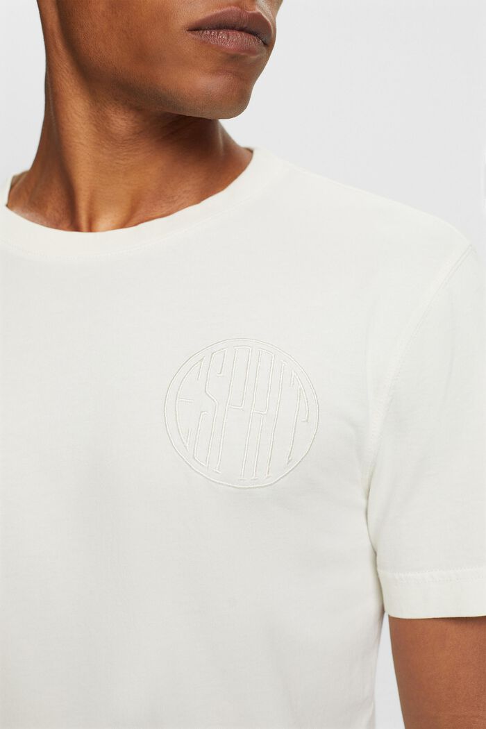 T-shirt animé d’un logo surpiqué, 100 % coton, ICE, detail image number 2