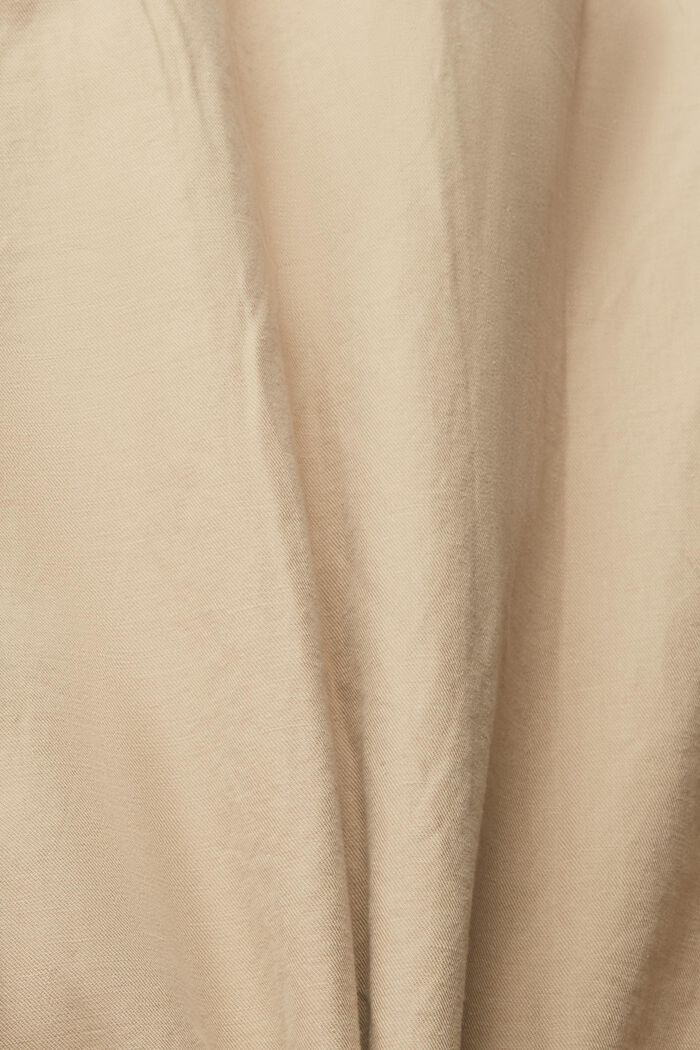 En lin mélangé : chemise oversize, BEIGE, detail image number 4