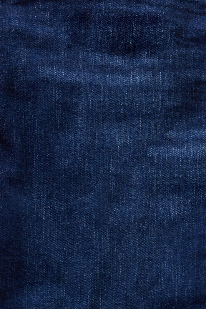 Jean corsaire en coton biologique, BLUE DARK WASHED, detail image number 6