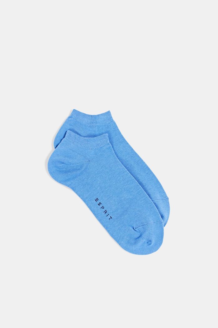 Lot de 2 paires de chaussettes, coton biologique, CORNFLOWER BLUE, detail image number 0