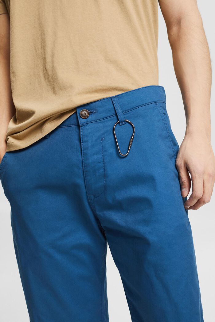 Pantalon court en coton biologique, BLUE, detail image number 2