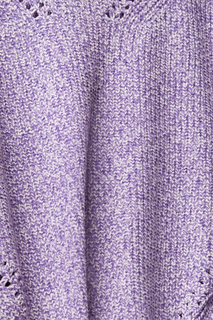 Pull à col montant, PURPLE, detail image number 4