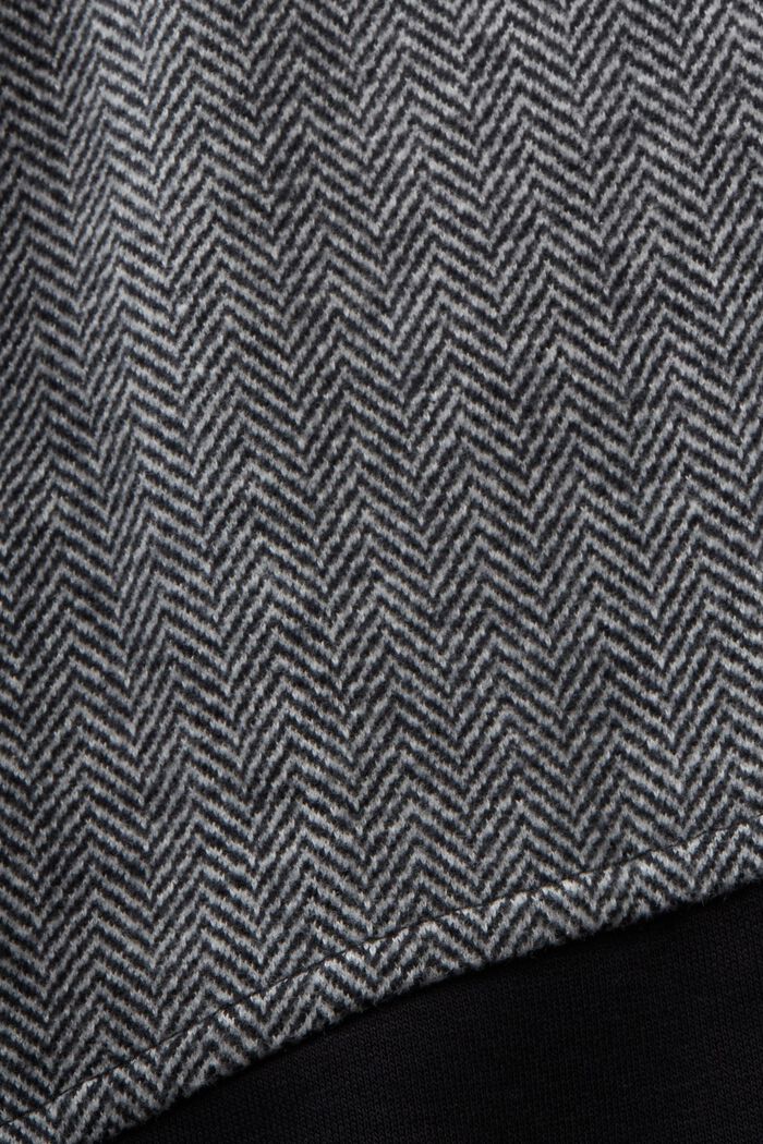 Haut d’entraînement à capuche, zippé sur toute la longueur, BLACK, detail image number 5