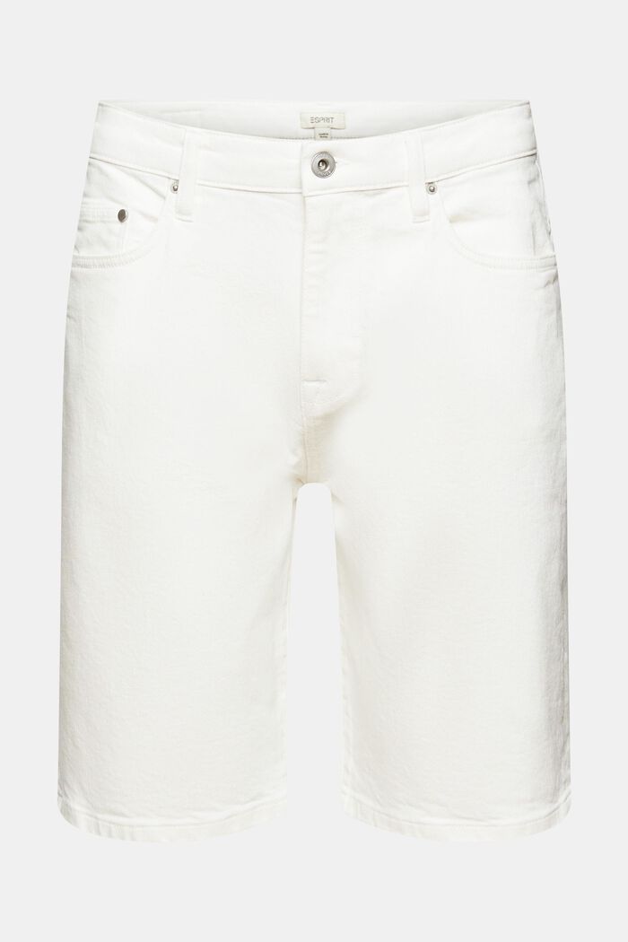 Pantalon en jean court , OFF WHITE, overview