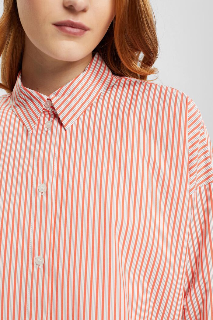 Chemise à rayures, ORANGE RED, detail image number 2