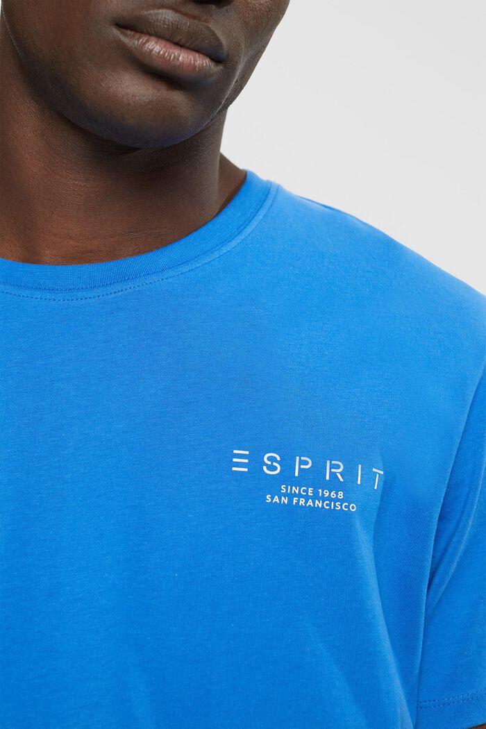 T-shirt en jersey animé d´un logo imprimé, BRIGHT BLUE, detail image number 0