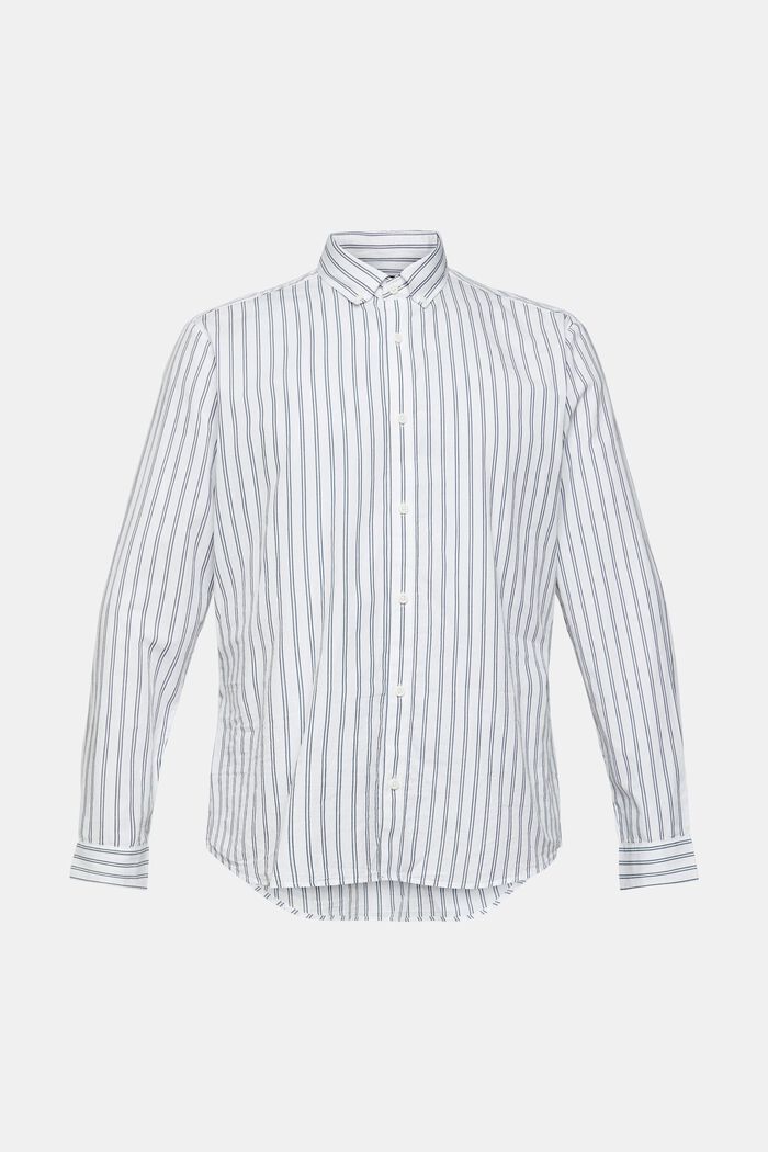 Chemise à col boutonné rayée, WHITE, detail image number 6