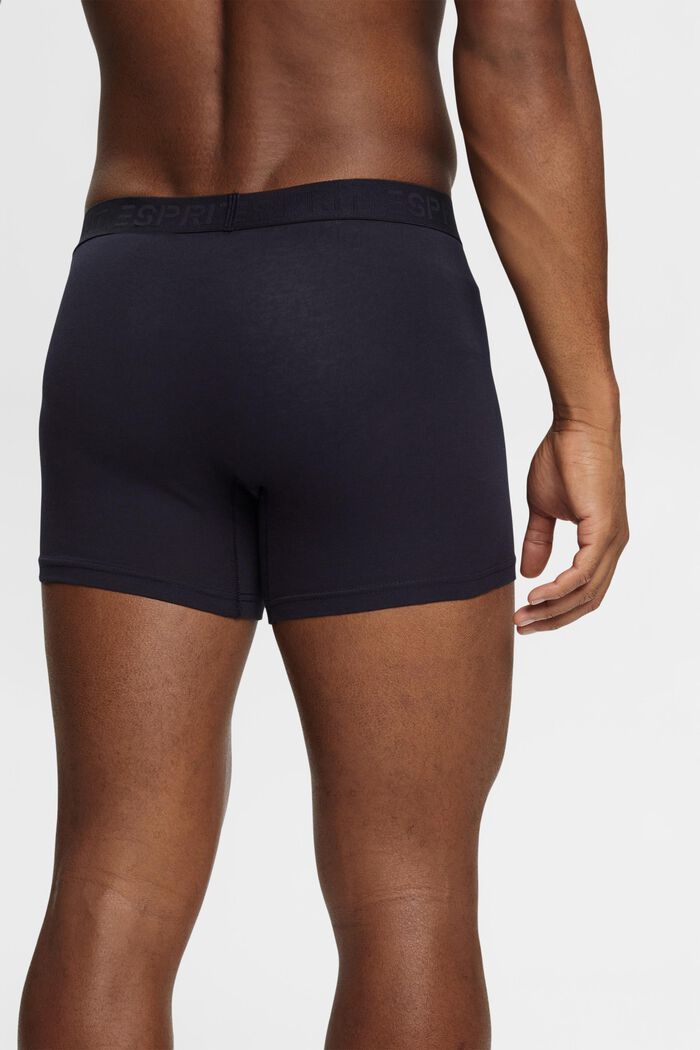 Lot de shorts longs pour Hommes en coton stretch, NAVY, detail image number 3