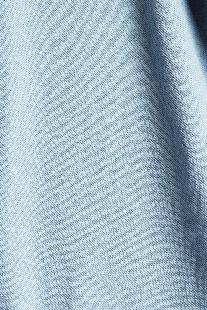 Polo en coton biologique mélangé, BLUE, detail image number 4