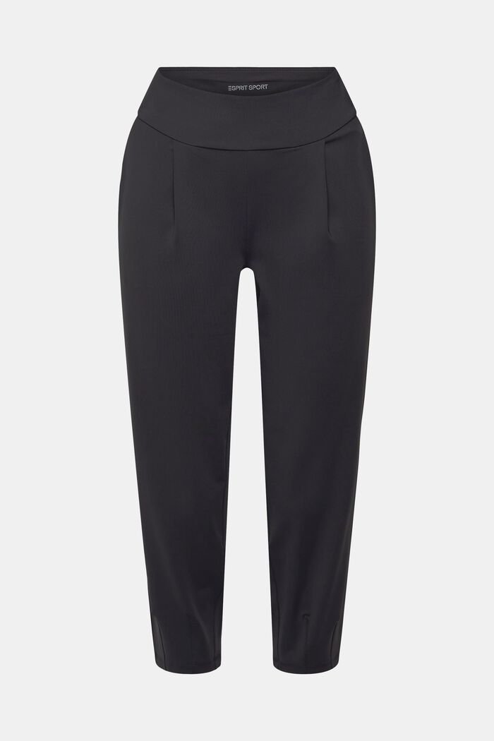 Pantalon de jogging en jersey de coupe courte avec technologie E-DRY, BLACK, detail image number 6