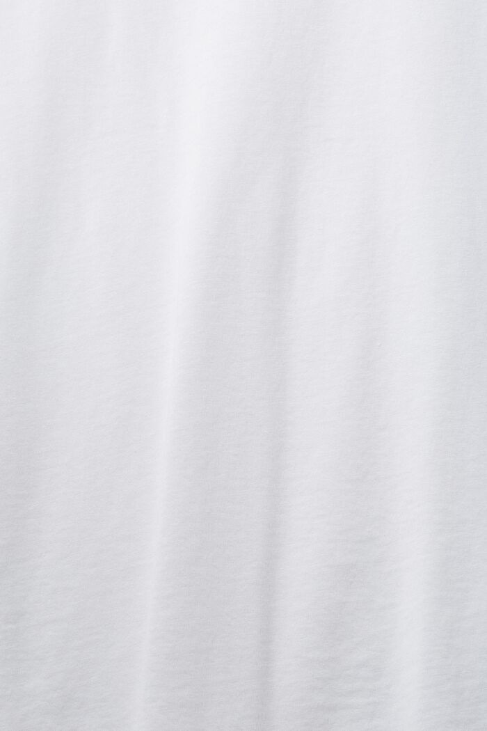 T-shirt à manches à retrousser, WHITE, detail image number 4