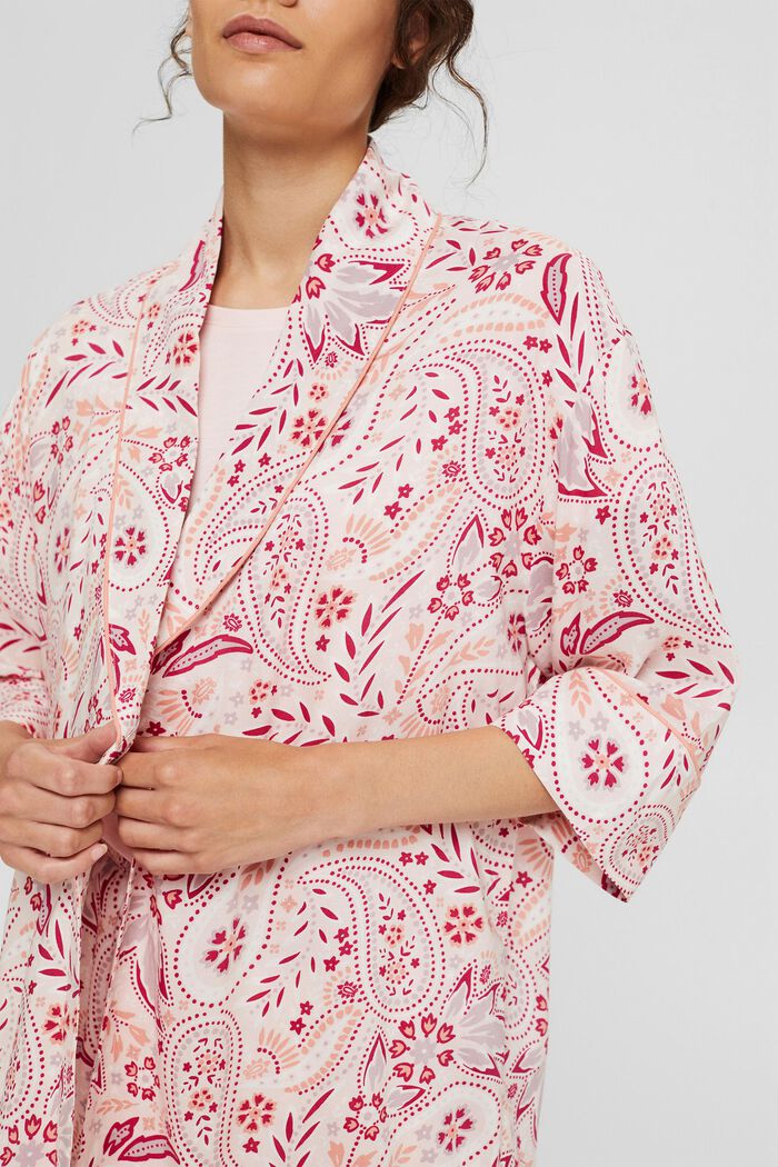 Kimono en LENZING™ ECOVERO™, LIGHT PINK, detail image number 3