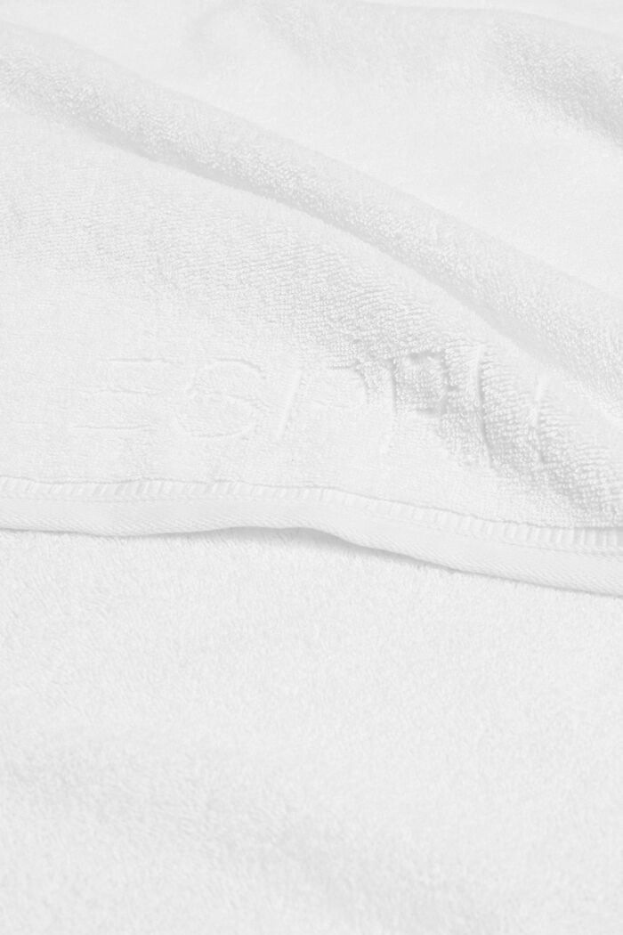 Collection de draps de bain en tissu éponge, WHITE, detail image number 1