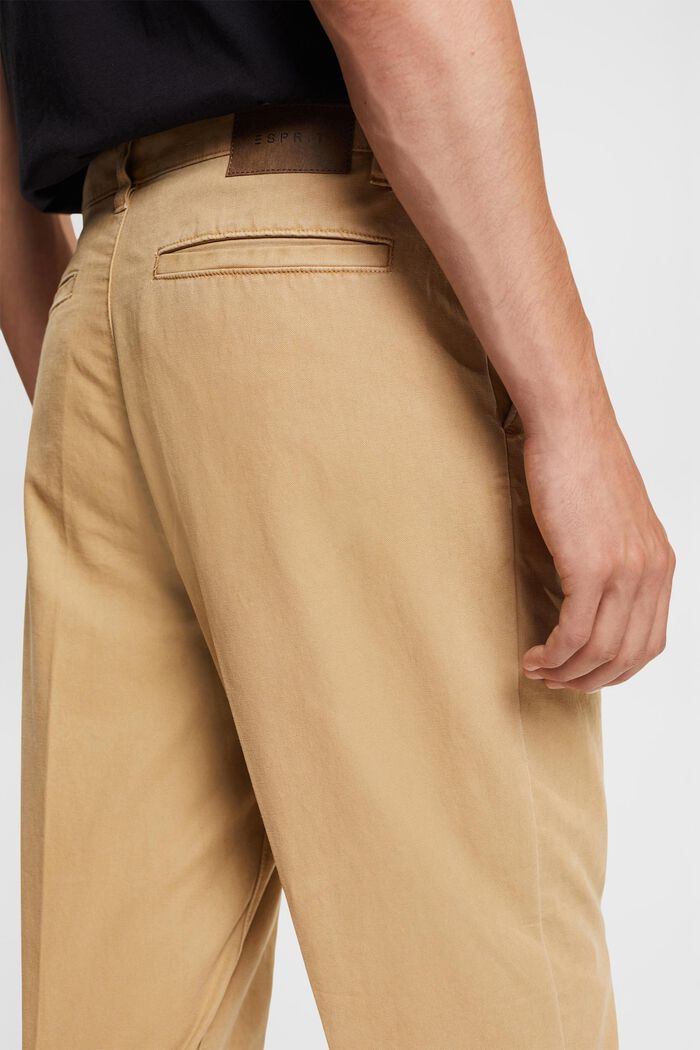 Chino de coupe Loose Fit, CREAM BEIGE, detail image number 4