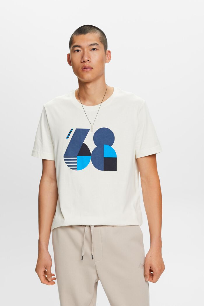 T-shirt en jersey à imprimé, 100 % coton, ICE, detail image number 2