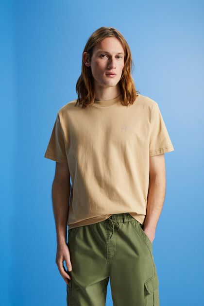 T-shirt en coton à imprimé dauphin