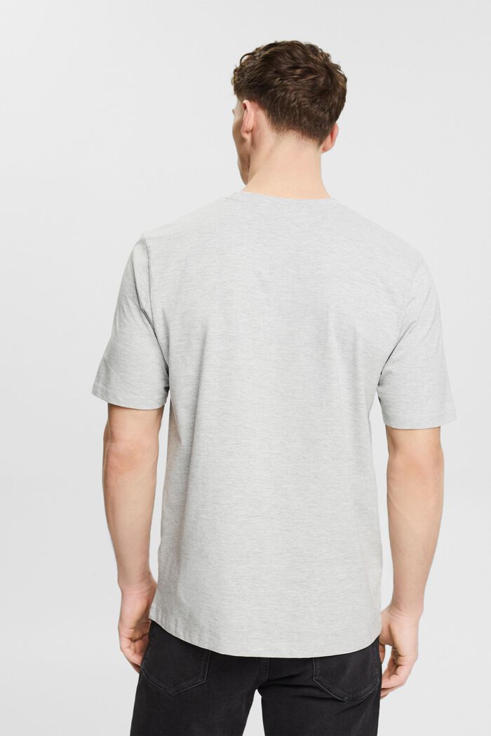 T-shirt en jersey orné d’un petit motif imprimé, LIGHT GREY, detail image number 3