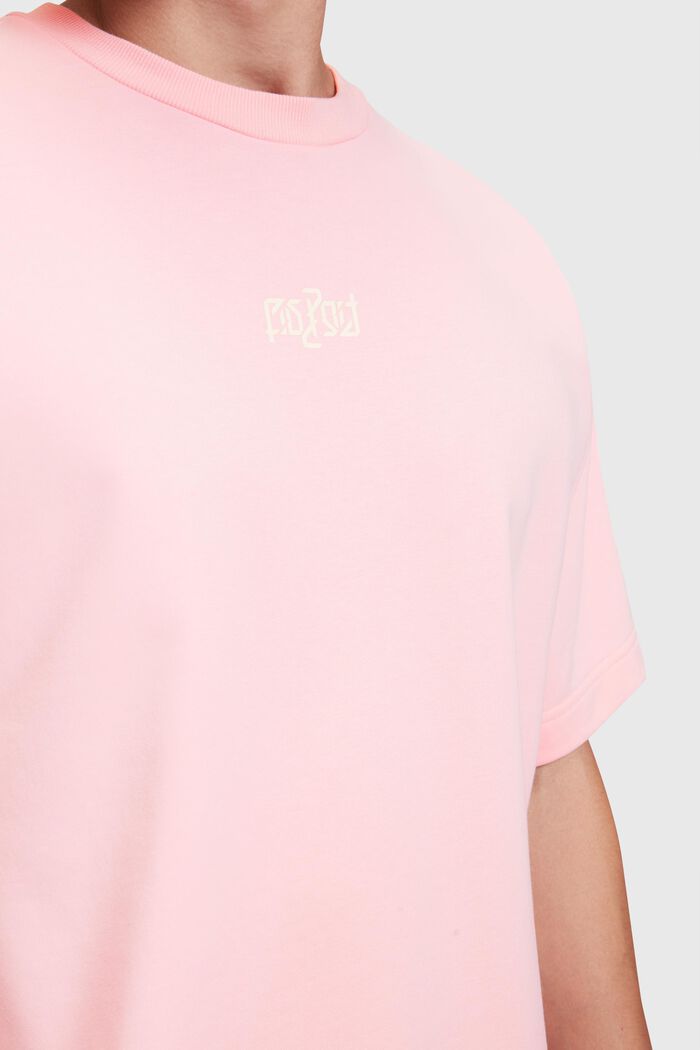 Sweat-shirt fluo de coupe Relaxed Fit à imprimé, LIGHT PINK, detail image number 2
