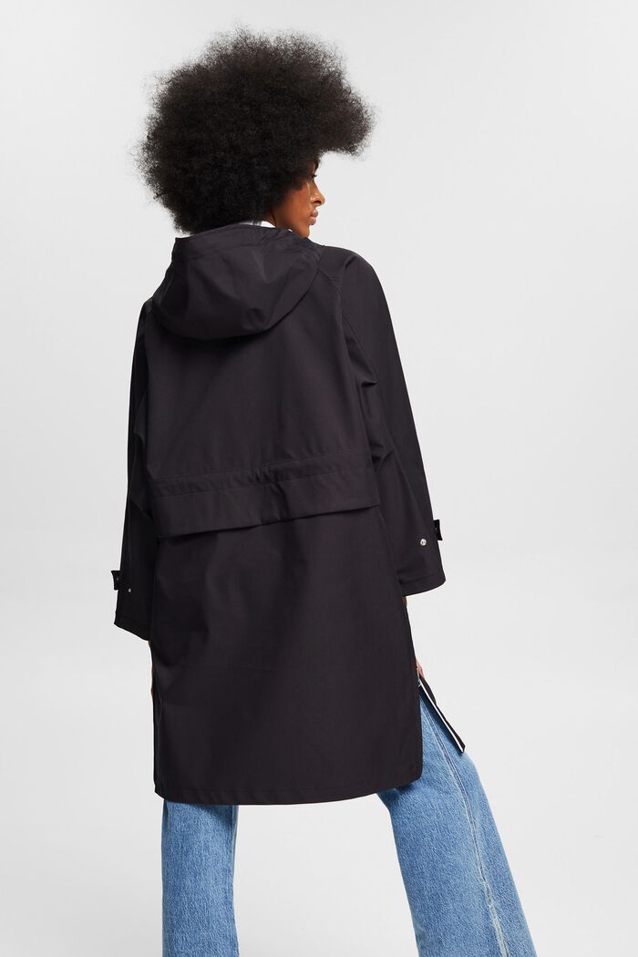Manteau de pluie à capuche, BLACK, detail image number 3