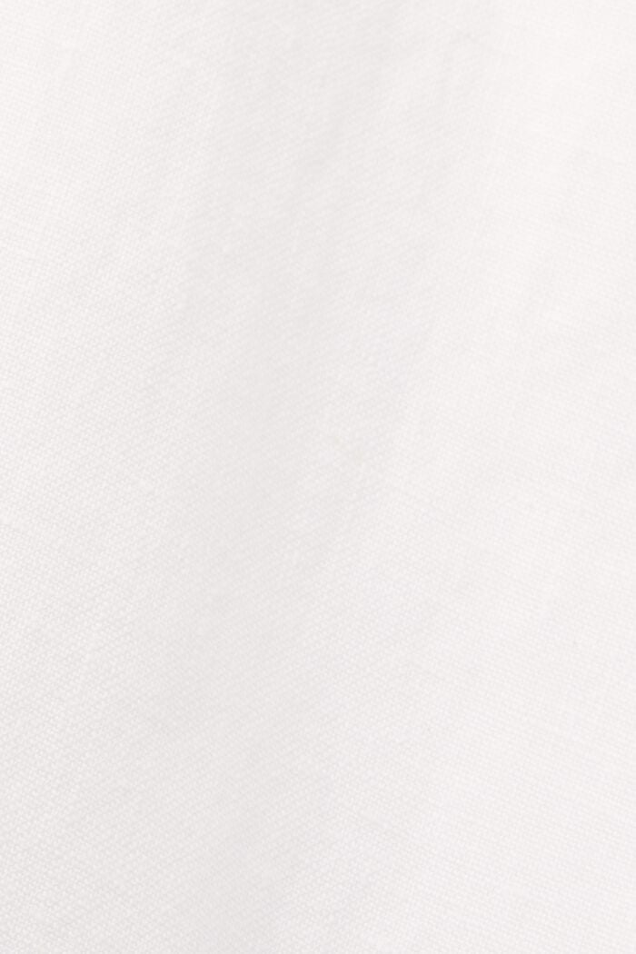 Mini robe-chemise, 100 % lin, WHITE, detail image number 5