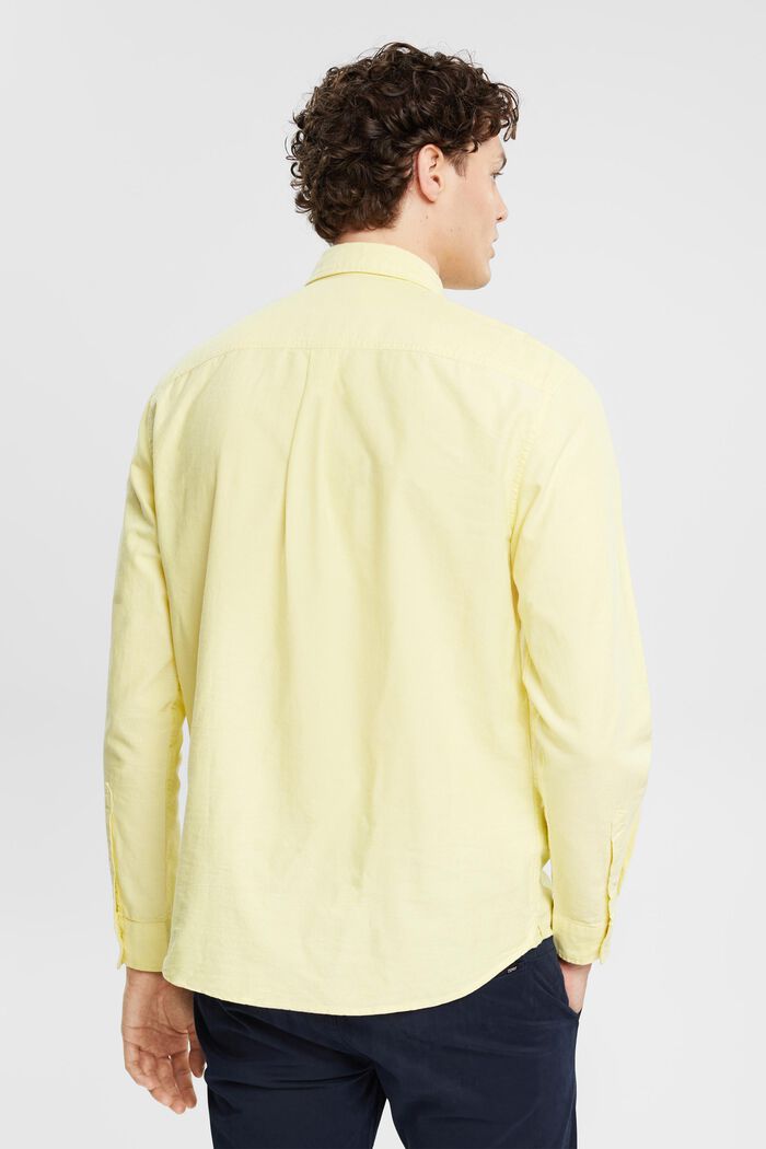 Chemise à col boutonné, BRIGHT YELLOW, detail image number 3