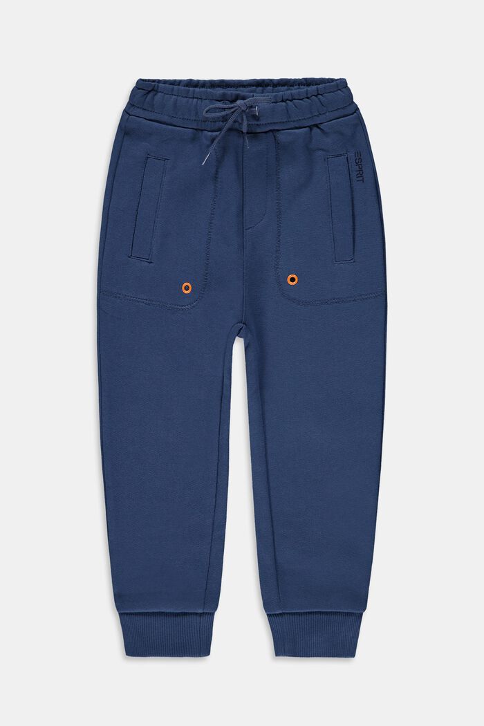 Pantalon de jogging en coton, BLUE, detail image number 0