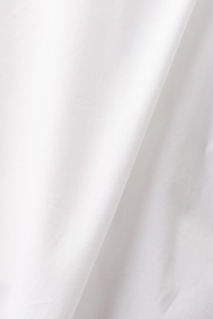 Top à épaules dénudées en popeline, WHITE, detail image number 5