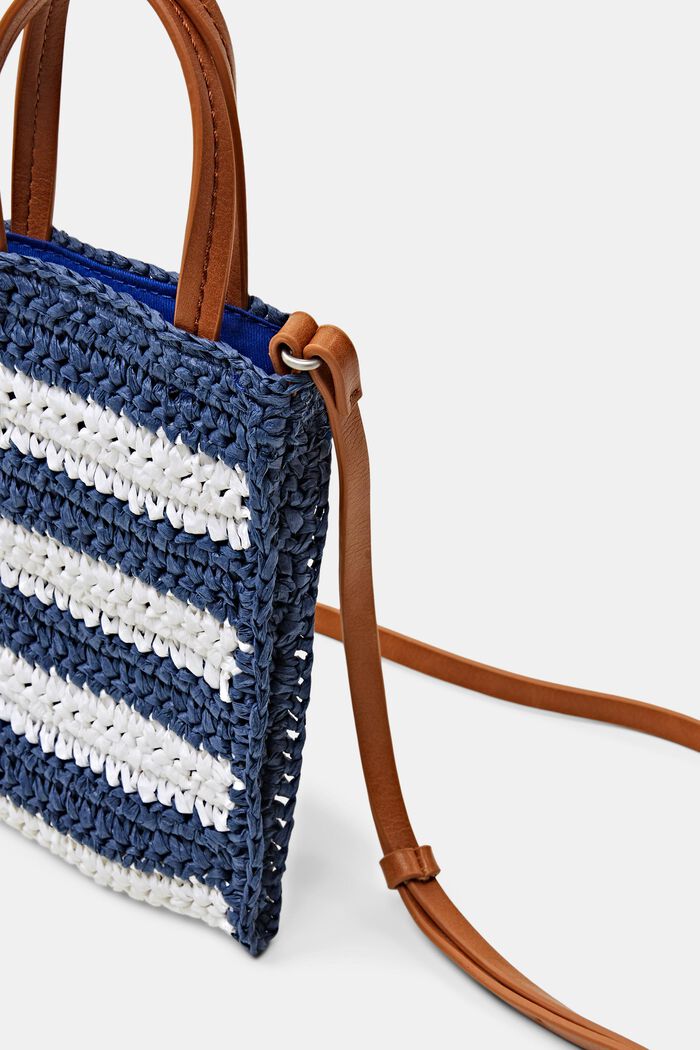 Mini sac porté épaule en crochet, NAVY, detail image number 1