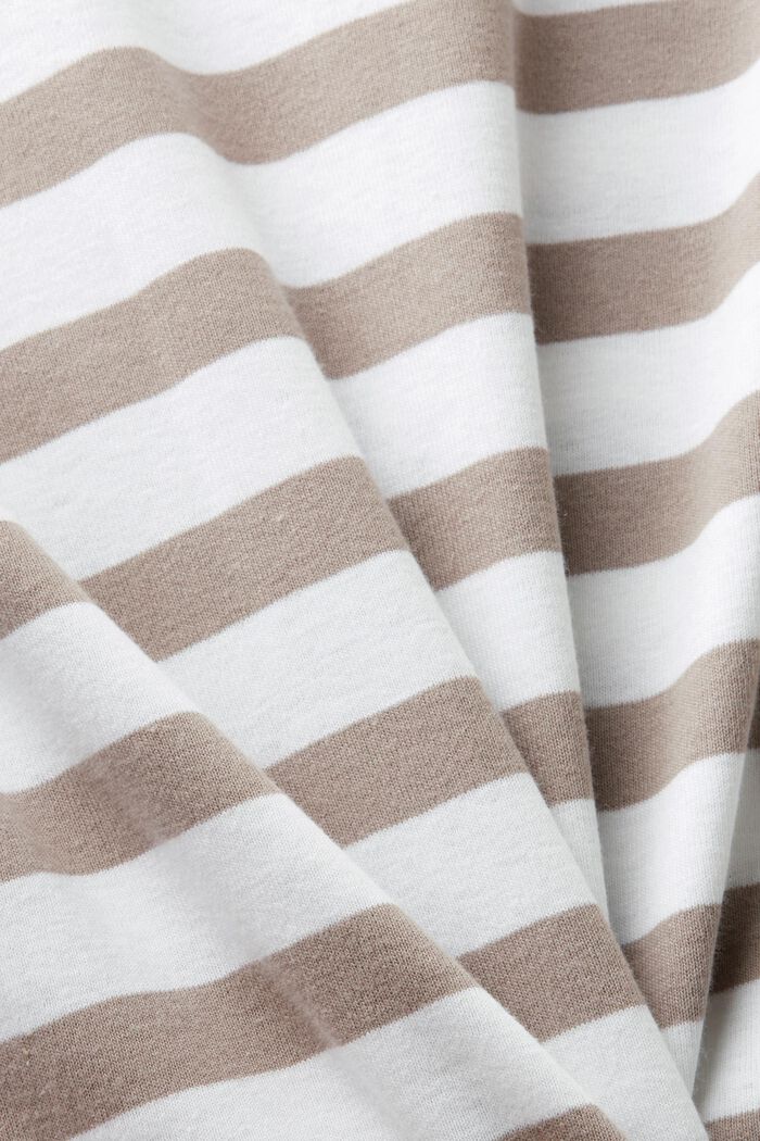 T-shirt rayé, LIGHT TAUPE, detail image number 4