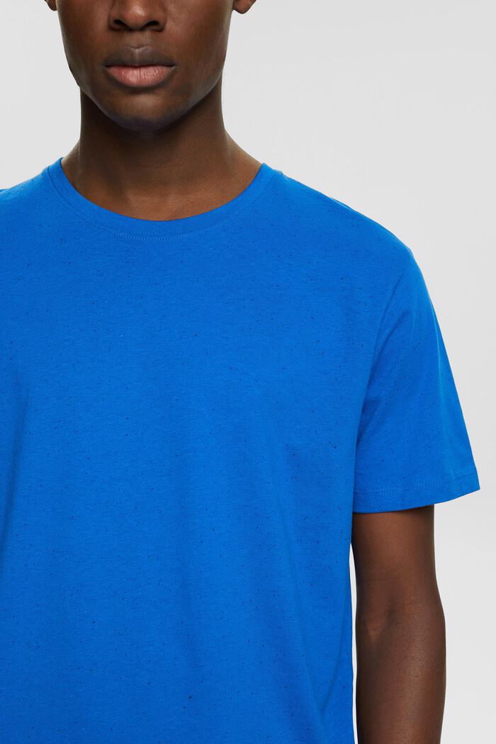 T-shirt en jersey moucheté, BLUE, detail image number 2