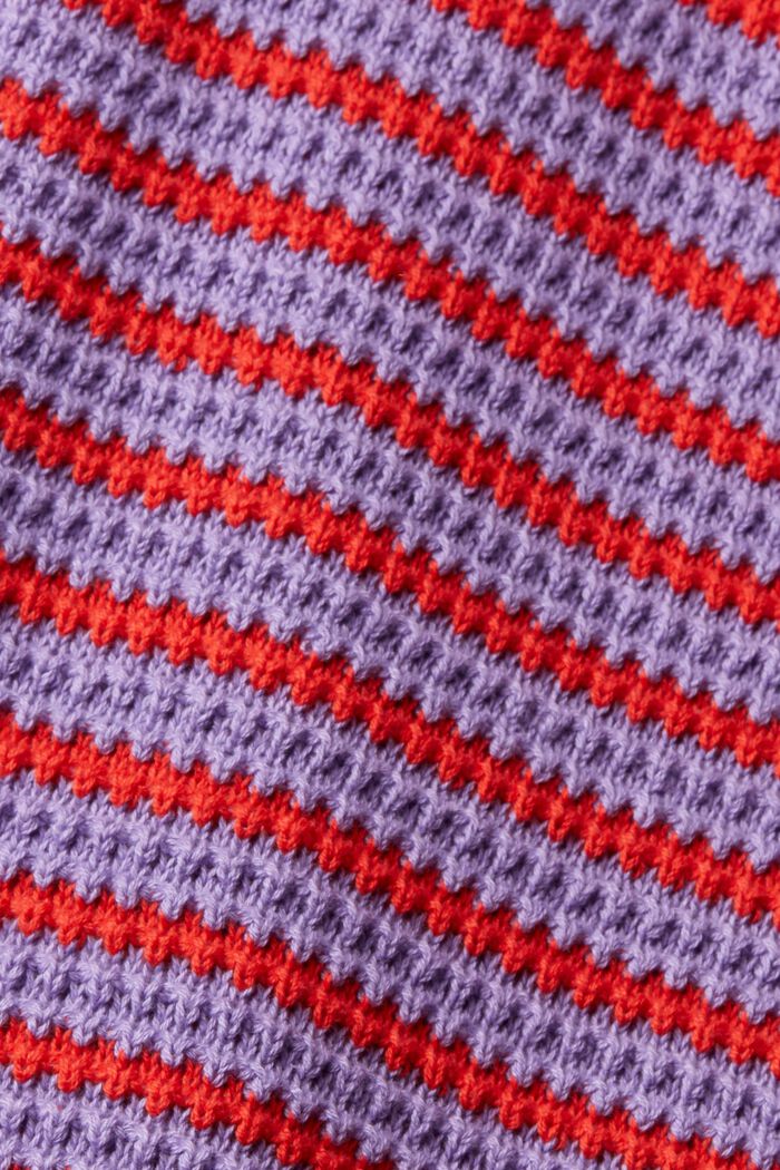 Pull-over tricoté texturé, RED, detail image number 6