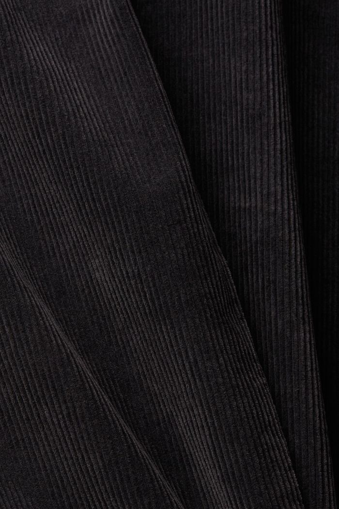 Pantalon en velours côtelé coupe Relaxed Fit, BLACK, detail image number 5