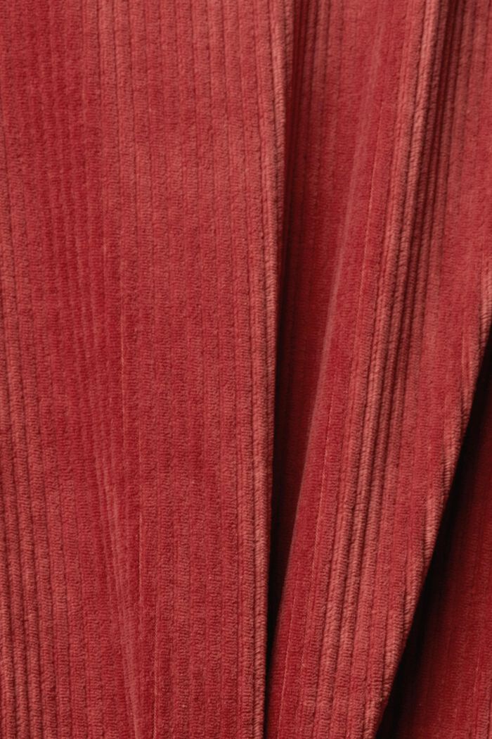 Sweat-shirt en velours côtelé, TERRACOTTA, detail image number 5
