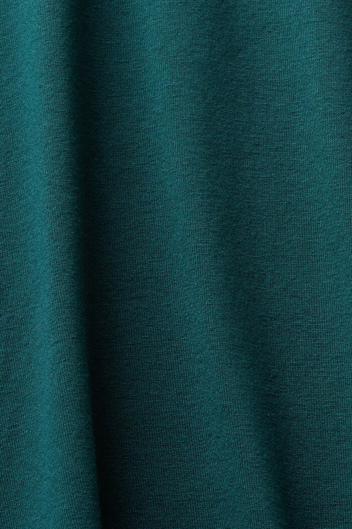 T-shirt à manches longues à bordure festonnée, EMERALD GREEN, detail image number 5