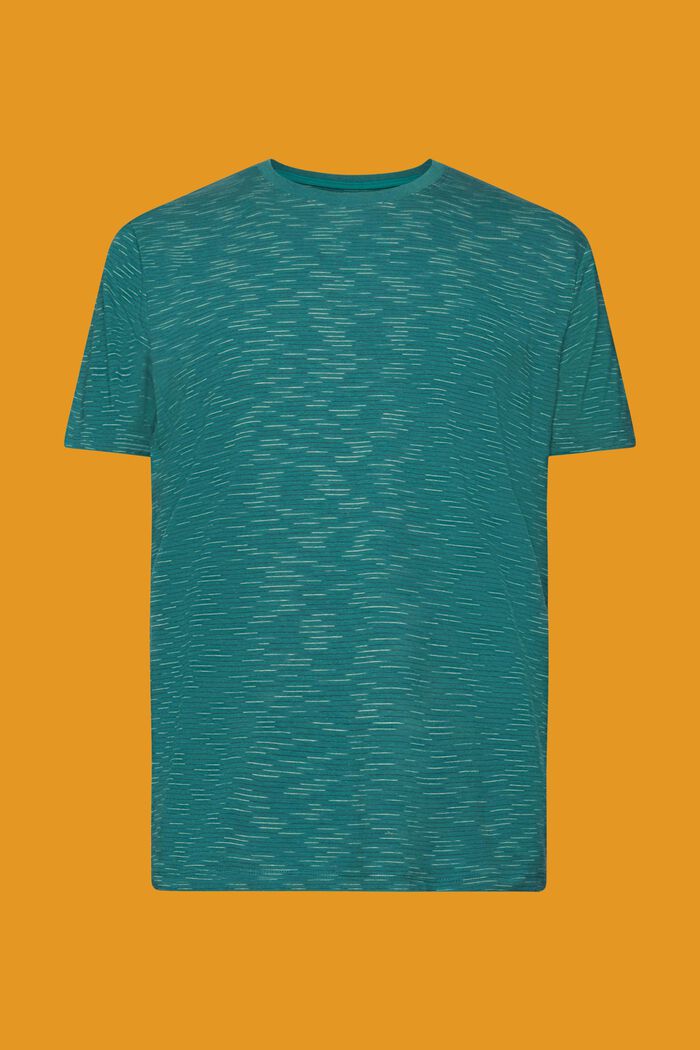 T-shirt à mini-rayures, EMERALD GREEN, detail image number 6