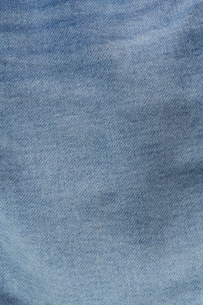 Short en jean en coton biologique mélangé, BLUE LIGHT WASHED, detail image number 6