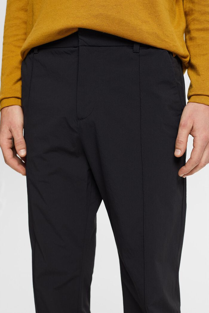 Pantalon de jogging à la texture gaufrée, BLACK, detail image number 2